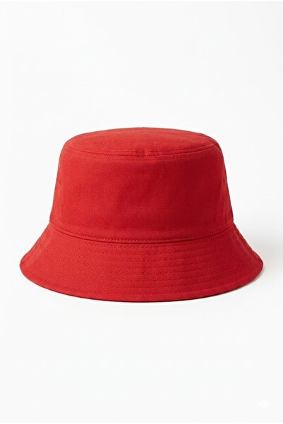 Belifanti Collection Red Bucket Hat Fisherman Hat Bucket Hat