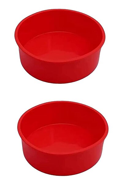 The Bros Silicone Round Cake Pans Nonstick Quick Release Oven Safe for Baking...