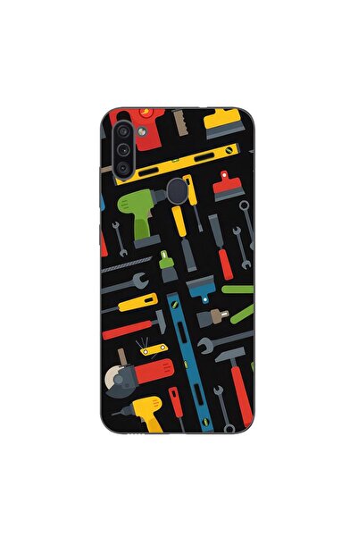 OEM Husa compatibila cu Samsung Galaxy A11 Silicon Gel Tpu Model Unelte Pattern