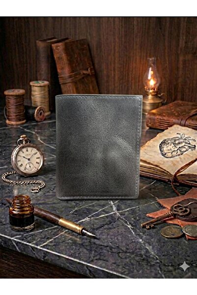 Lexa Aksesuar Special Boxed Genuine Vintage Leather Minimal Multi-Use Wallet ...