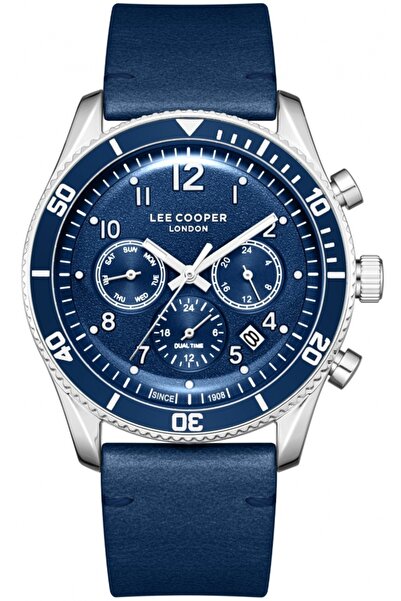 Lee Cooper Ceas de modă pentru bărbați LC08260.399 — bleumarin