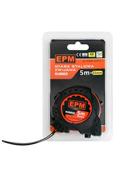 EPM Ruleta, EPM, Otel, 5 m, Negru/Portocaliu