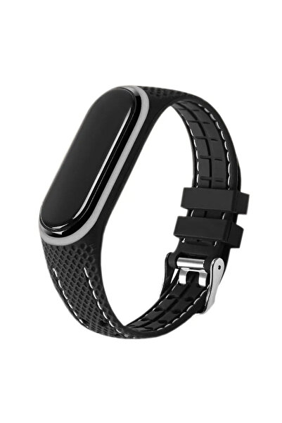 OEM Curea Upzz Lifestyle Compatibilă cu Xiaomi Mi Band 5 / 6, Negru - 85656