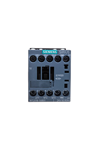 Siemens Contactor de putere 16A 3P 24V AC 1Z 0R S00 3RT2018-1AB01