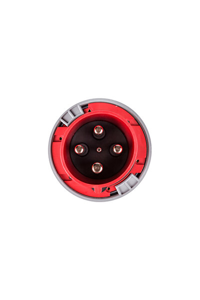 PCE Mufă portabilă 125A 4P 400V roșu IP67 POWER TWIST 044-6