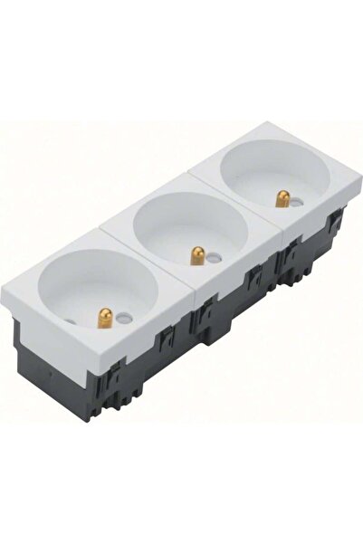 hager Tehalit.GB-EG soclu cu/u 33st. triplu 45x45mm alb fără halogen EER3339010