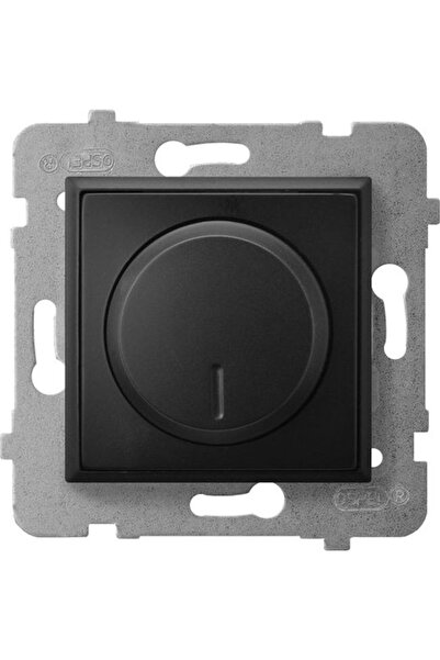 OSPEL Dimmer ARIA cu buton proiectat pentru incandescente și halogen, negru m...
