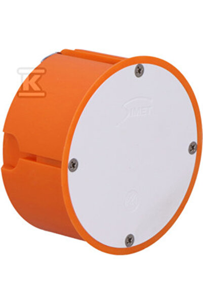 Simet Box reglabil P80F 80mm cu capac înșurubat portocaliu (33244008)
