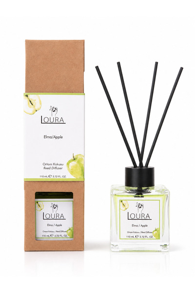 Loura Cosmetic Loura Apple Difuzor Parfum Cameră 110 ml, Aromă Fresh de Măr V...