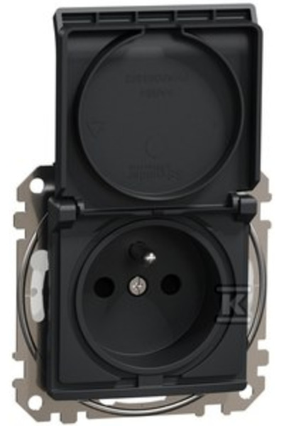 Schneider Electric GN.1-KR.Z/U IP44 NEGRU ANTHRA.SEDNA DES