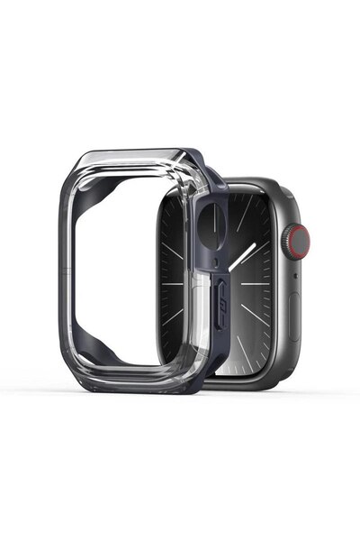 Dux Ducis etui TAMO pentru Apple Watch seria 10 42 mm transparent cu gri