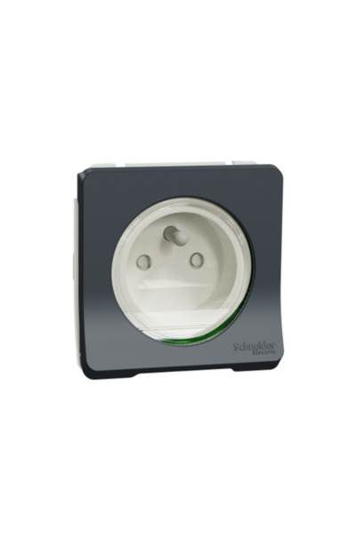 Schneider Electric Mureva Style Soclu 2P+PE Terminal fără fir Antracit IP55 M...