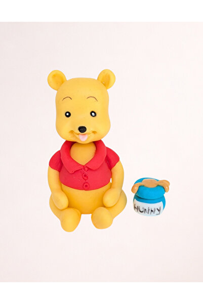 FigurinArt Figurină tort pastă de zahăr - Ursulețul Winnie - Handmade