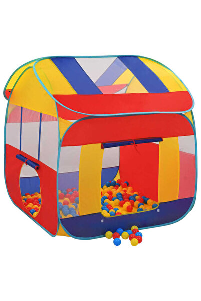 vidaxl Cort de joacă cu 550 de mingi, 123 x 120 x 126 cm