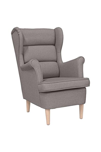 vidaxl Fotoliu, gri taupe, 74x84x100 cm, textil