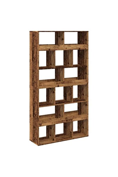 vidaxl Bibliotecă, lemn vechi, 100 x 33 x 187,5 cm, lemn prelucrat