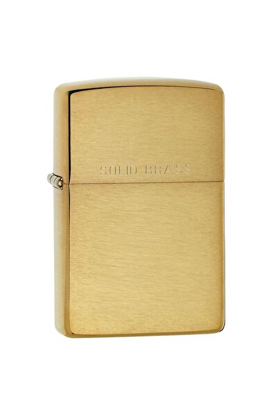 Zippo Mat Gold Regular Brass Fin Solid Brass 204-000244