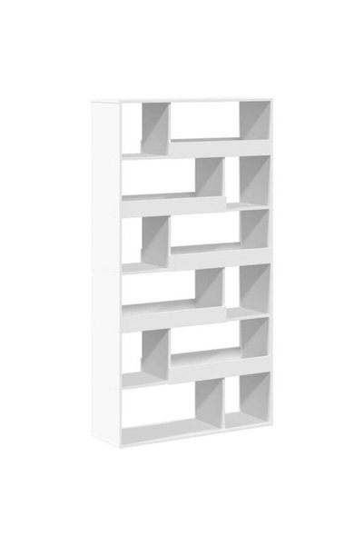 vidaxl Bibliotecă, albă, 100 x 33 x 187,5 cm, lemn prelucrat