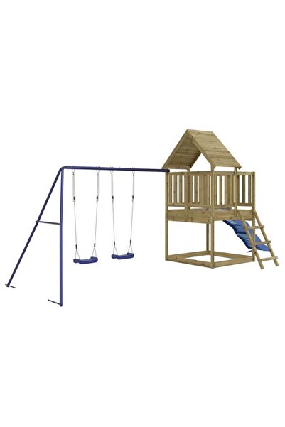 vidaxl Set de joacă pentru exterior, lemn de pin impregnat