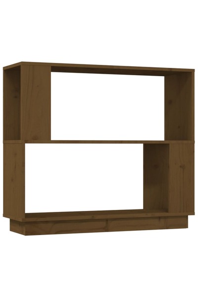 vidaxl Bibliotecă/Separator cameră, maro miere, 80x25x70 cm lemn masiv