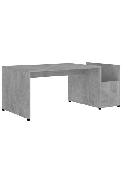 vidaxl Măsuță de cafea, gri beton, 90 x 45 x 35 cm, lemn prelucrat