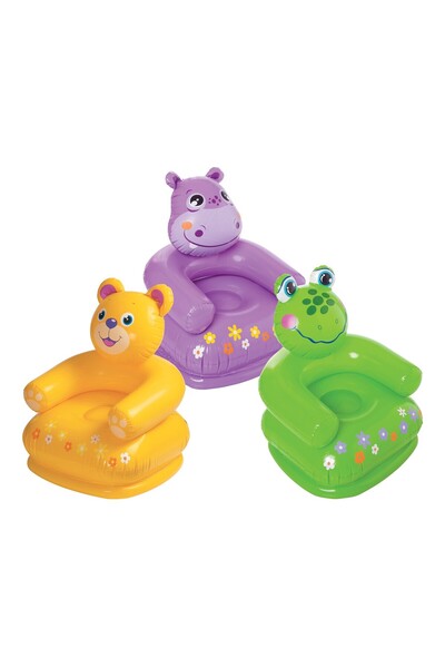Intex Scaun gonflabil Happy Animal pentru copii, diverse modele, 75 x 65 x 64 cm