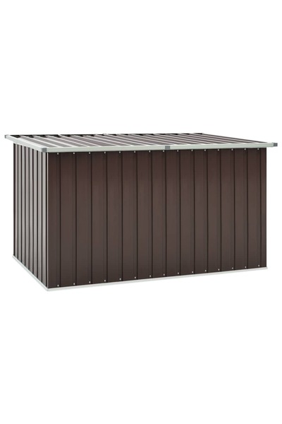 vidaxl Ladă de depozitare pentru grădină, maro, 171 x 99 x 93 cm
