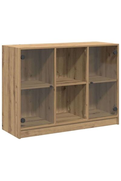 vidaxl Dulap, stejar artizanal, 102 x 37 x 75.5 cm, lemn prelucrat