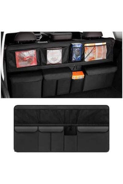 Arabest Car Trunk Organizer, 9-Pocket Backseat Hanging Storage Bag for SUV Tr...
