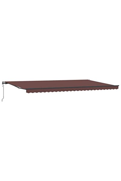 vidaxl Copertină retractabilă automată, maro, 600 x 300 cm