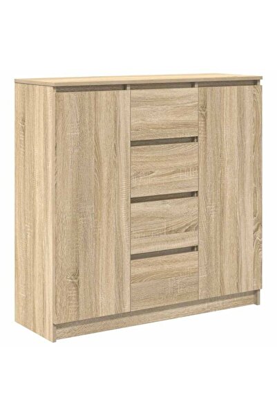 vidaxl Comodă din lemn prelucrat, Stejar Sonoma, 100,5 x 35 x 98,5 cm