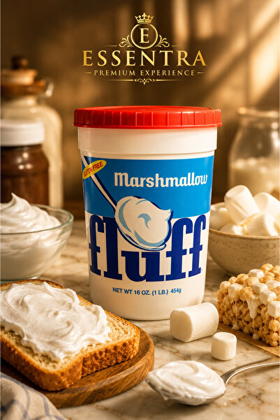 Essentra Home Fluff Marshmallow Kreması 454g Sürülebilir Tatlı Kreması Tatlı ...