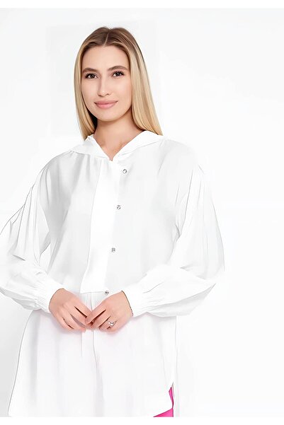 1way White Long-Sleeved Shirt
