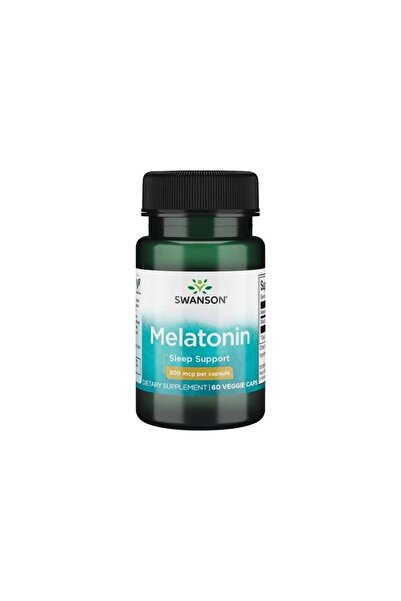 SWANSON Melatonina 500mcg 60 Kaps.