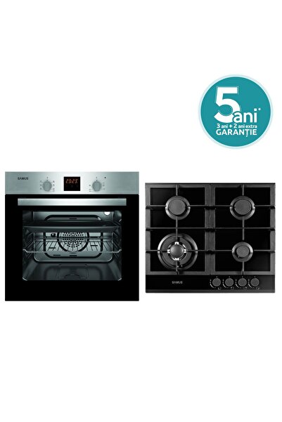 Samus SC617EXV + PSG-64SG1 Set cuptor și plită încorporate, 3 ani