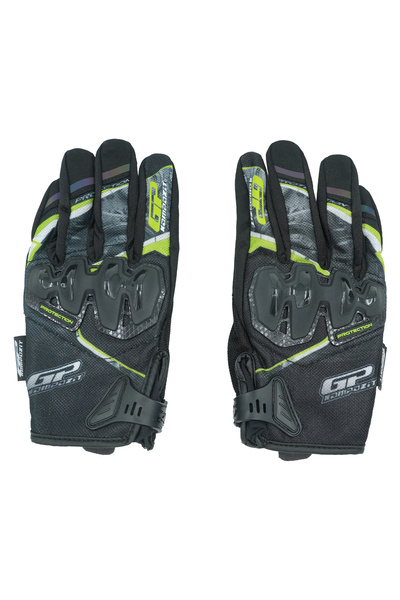 GP KOMPOZİT Eld06 Summer Motorcycle Gloves with Hand and Palm Protection Green