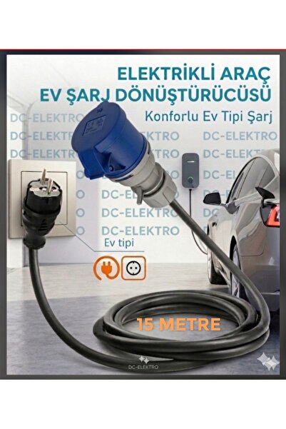 DC-ELEKTRO Araç Şarj Cihazı Için 3x4mm (HES veya ÖZNUR KABLOLU) Dönüştürücü K...