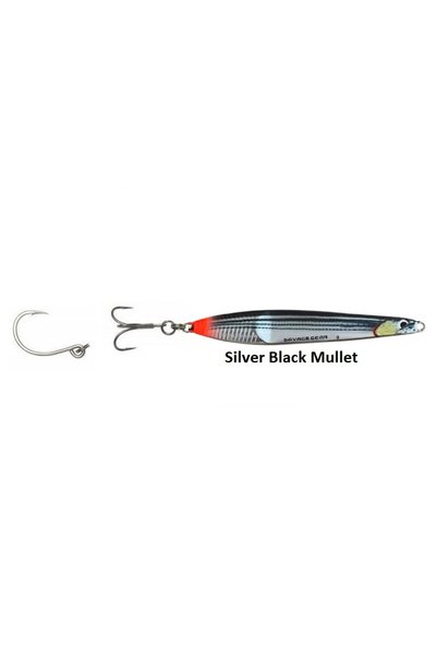 Savage Gear Surf Seeker 10cm 30gr Kaşık Yem Silver Black Mullet