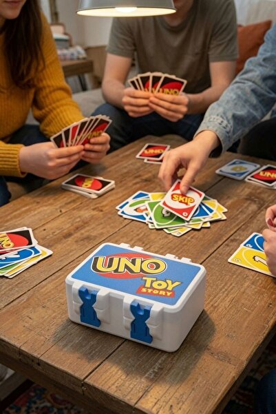 Toy Story - Oyuncak Hikayesi Tasarımlı Uno Kart Kutusu (10x5.4cm)
