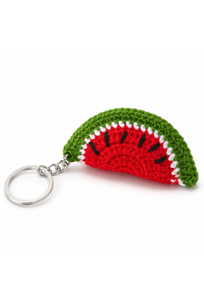 RESSO COFFEE Watermelon Amigurumi Handmade Keychain