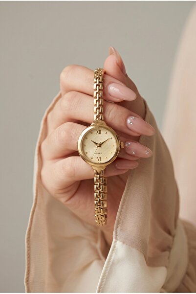 KLISHE Butik Pinterest Women's Steel Watch Minimal Gold Color Vintage |   Old...