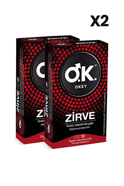 Okey Zirve Prezervatif 10'lu x2 Adet