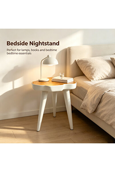 Bleco Modern Creative Side Table – Space-saving, ideal as a bedside table, st...