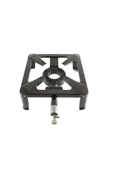 KEMPER Arzător pe gaz metalic, Mega Zeus, 4 picioare, 7.5kW, 40x40x16 cm, fontă