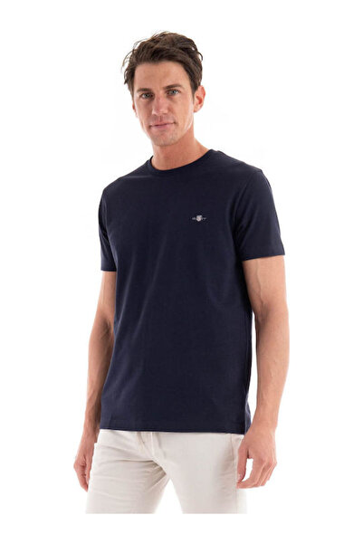 Gant T-SHIRT KM Σκούρο Μπλε