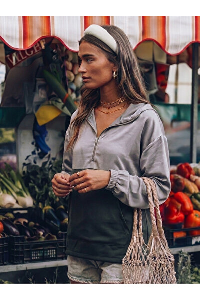 poupee Satin Women's Sweatshirt, Satin Sports Blouse, Sporty Stylish Women's Top