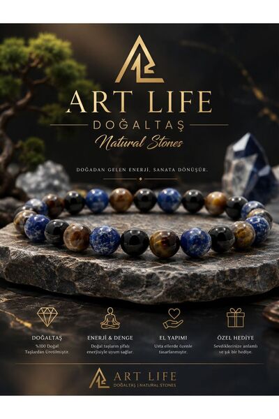 ART LİFE DOĞALTAŞ Natural Stones Lapis Lazuli Siyah Akik Ve Kaplangözü Doğal ...