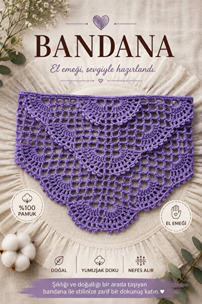 Bikaya Home Handmade Knitted Bandana |   100% Cotton |   Multi-Purpose Waist ...