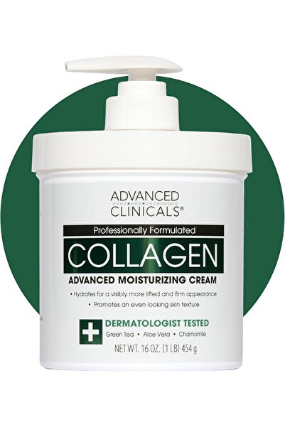 Advanced Clinicals Collagen Skin Rescue Lotion - Hydrate, Moisturize, Lift, F...
