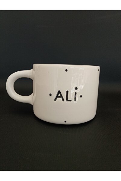 Zümrüdüanka Seramik Handmade Ceramic Mug Personalized with Men's Names